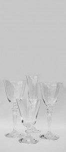 Clear glassware set